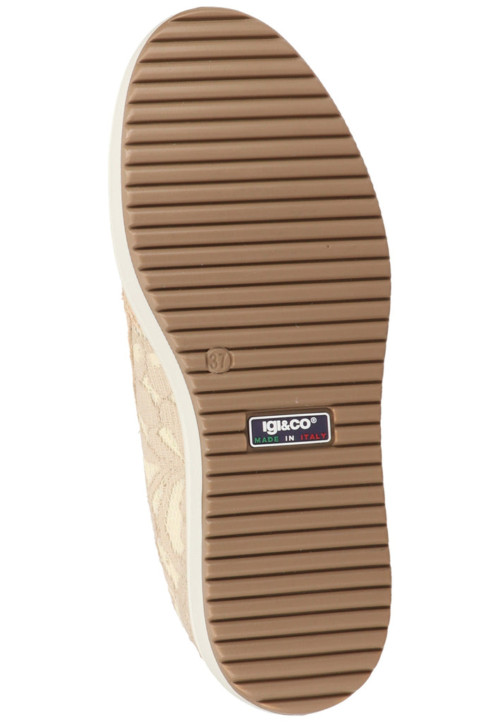 IGI&CO Sneaker Nubukleder/Textil Beige