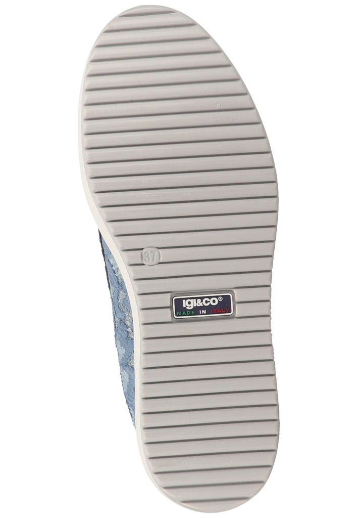 IGI&CO Sneaker Nubukleder/Textil Blau