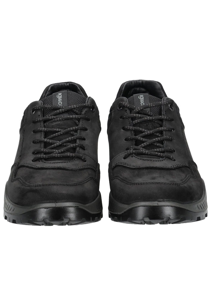 IGI&CO Sneaker Nubukleder/Textil Schwarz