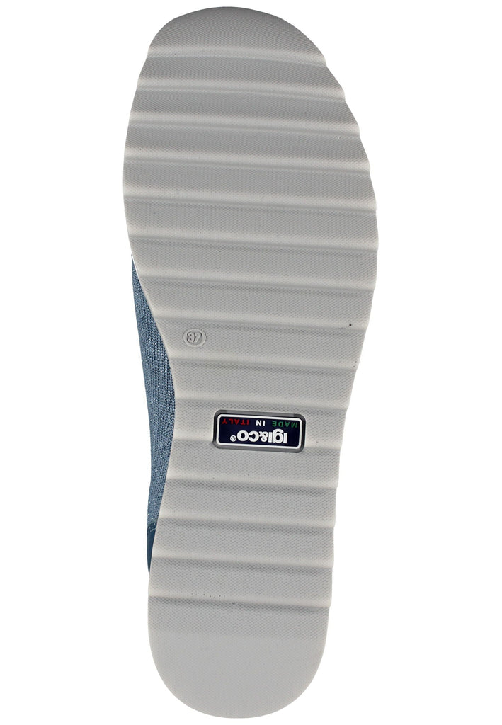 IGI&CO Sneaker Textil Grau/Blau