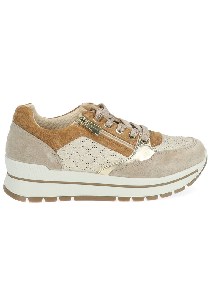 IGI&CO Sneaker Veloursleder Braun/Gold