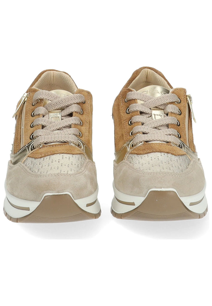 IGI&CO Sneaker Veloursleder Braun/Gold