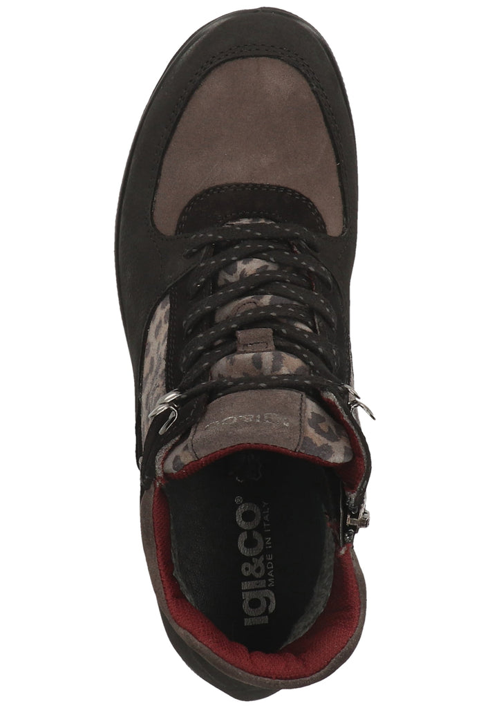 IGI&CO Sneaker Veloursleder Schwarz/Braun