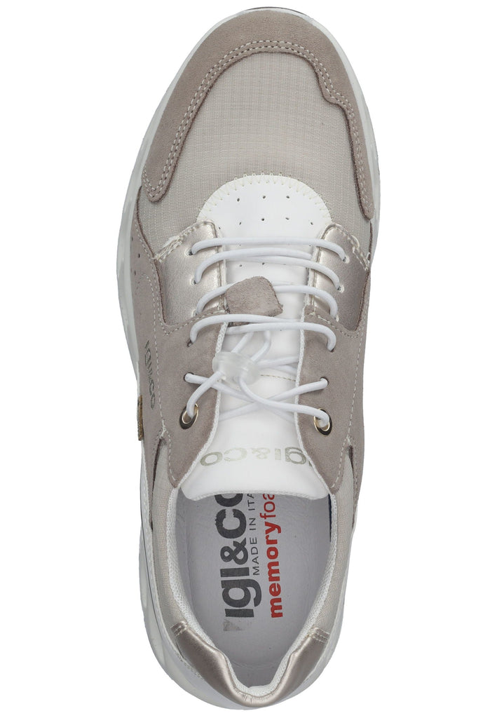 IGI&CO Sneaker Veloursleder/Textil Beige