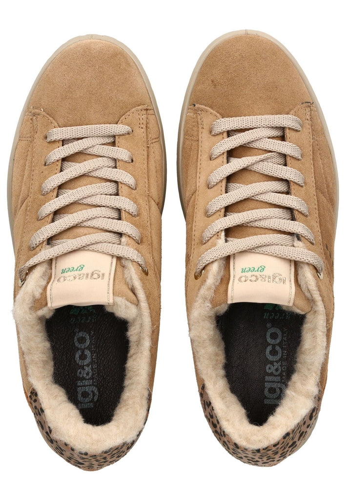 IGI&CO Sneaker Veloursleder/Textil Caramel Warmfutter
