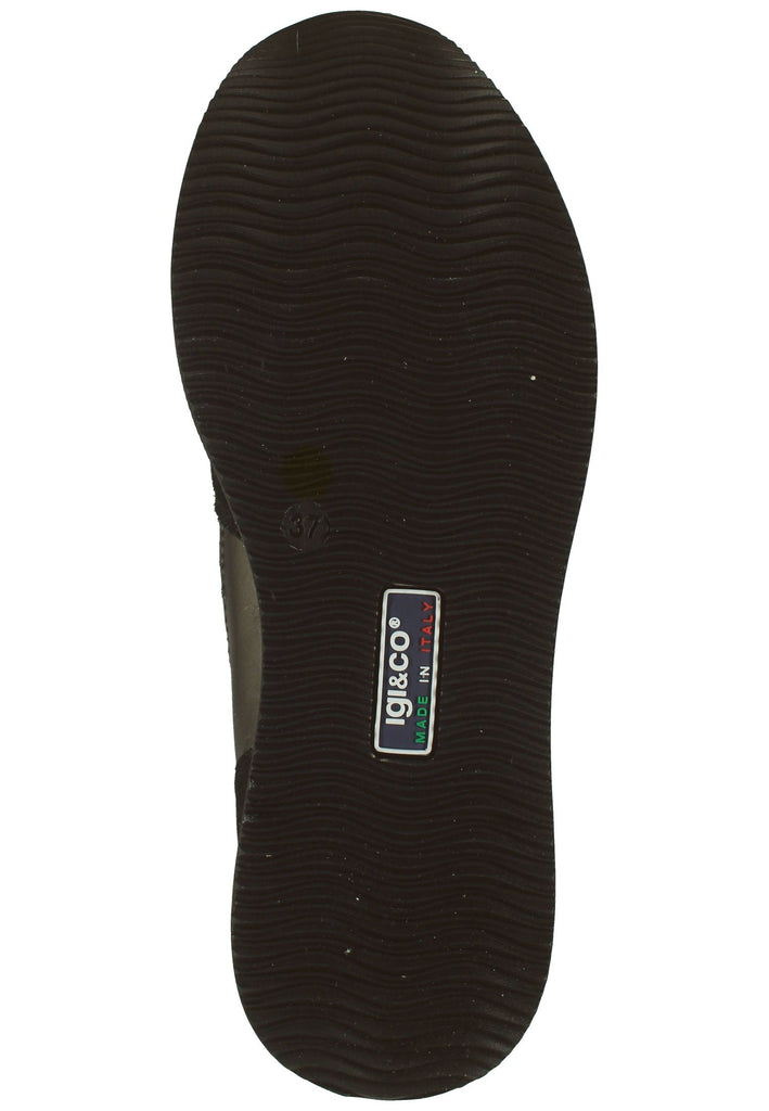 IGI&CO Sneaker Veloursleder/Textil Schwarz