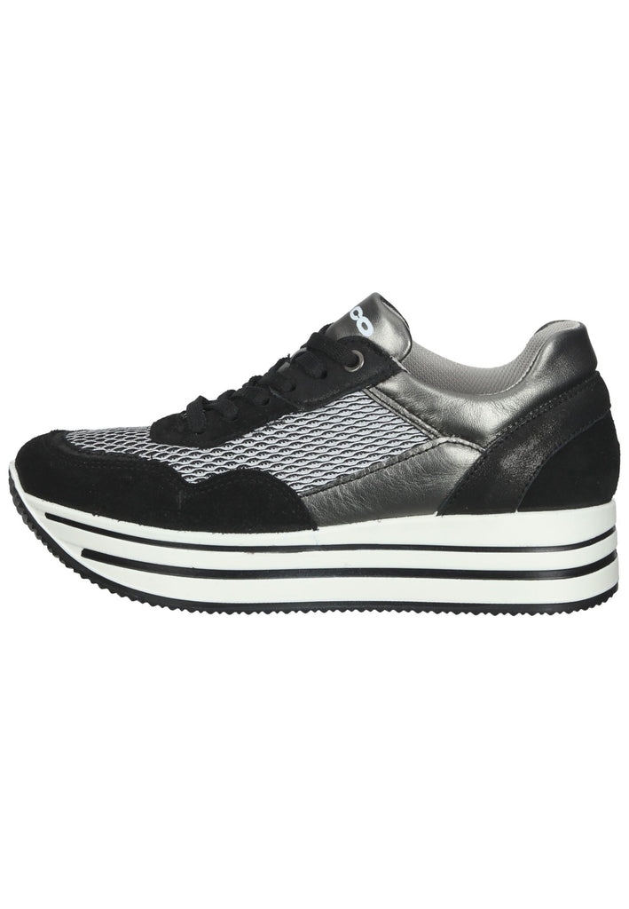 IGI&CO Sneaker Veloursleder/Textil Schwarz