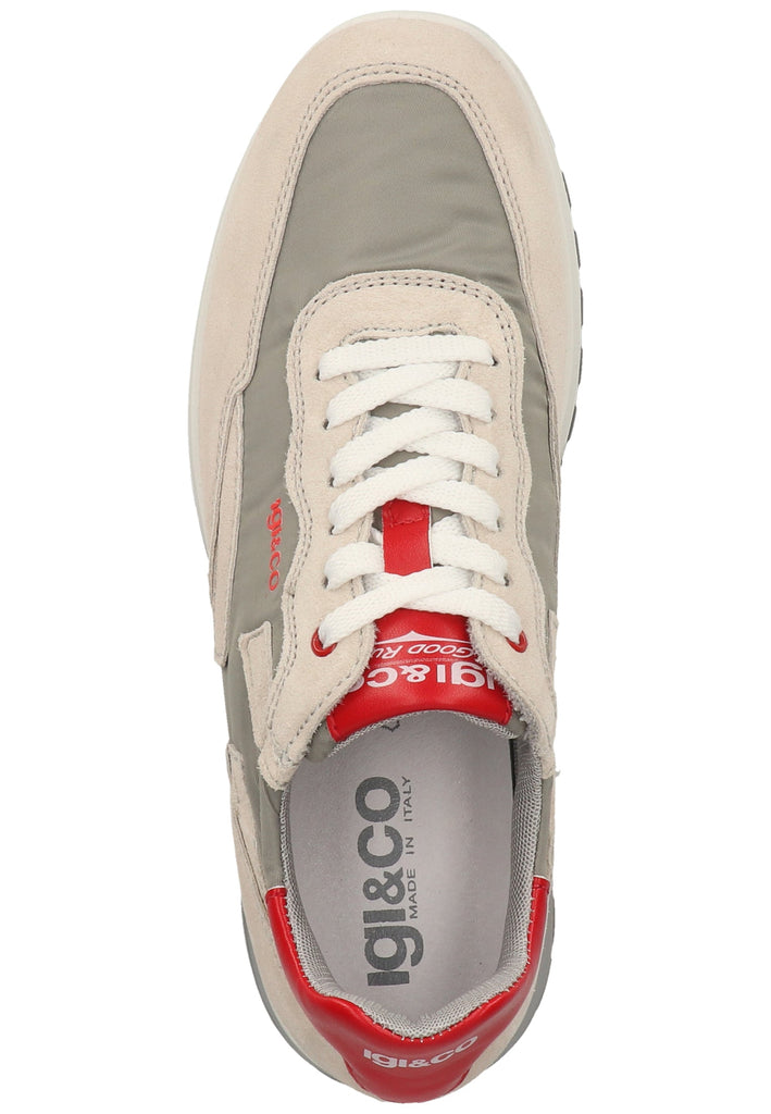 IGI&CO Sneaker Veloursleder/Textil Weiß