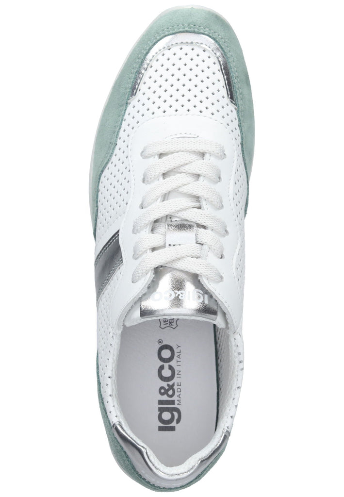 IGI&CO Sneaker Veloursleder/Textil Weiß