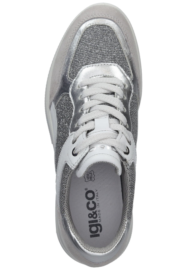 IGI&CO Sneaker Veloursleder/Textil Weiß