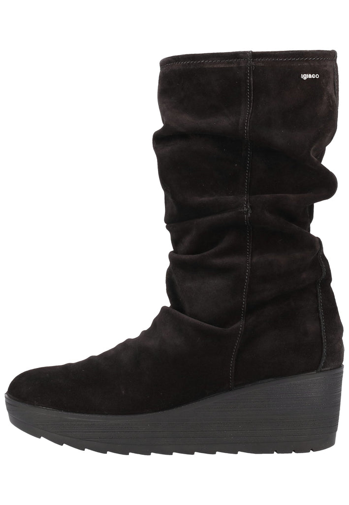 IGI&CO Stiefel Leder Schwarz