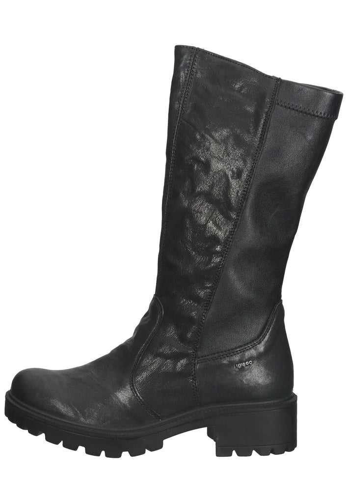 IGI&CO Stiefel Leder Schwarz