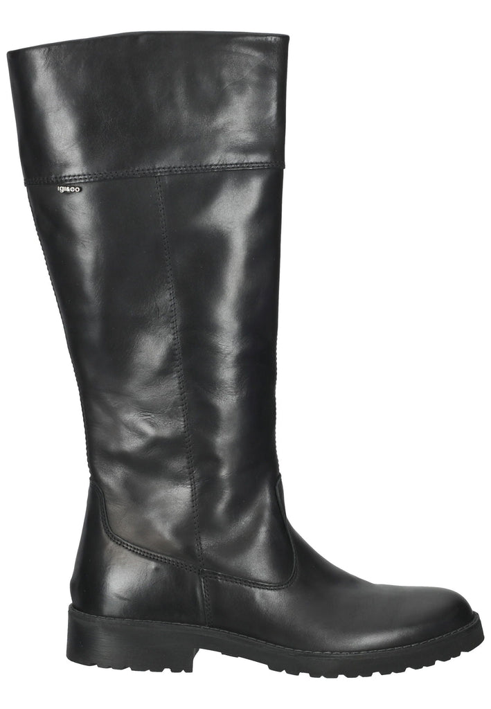 IGI&CO Stiefel Leder Schwarz