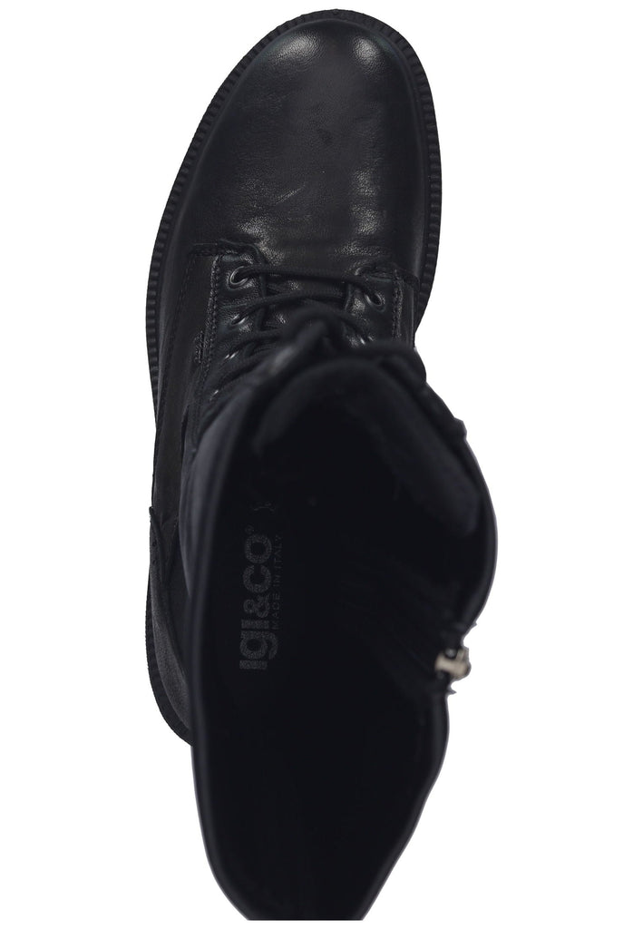 IGI&CO Stiefel Leder Schwarz