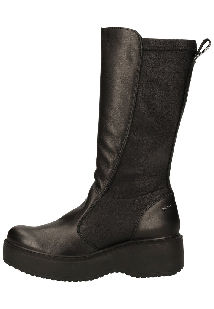 IGI&CO Stiefel Leder/Synthetik Schwarz
