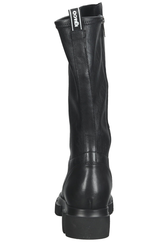 IGI&CO Stiefel Nappaleder Schwarz