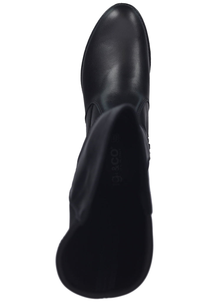 IGI&CO Stiefel Nappaleder Schwarz