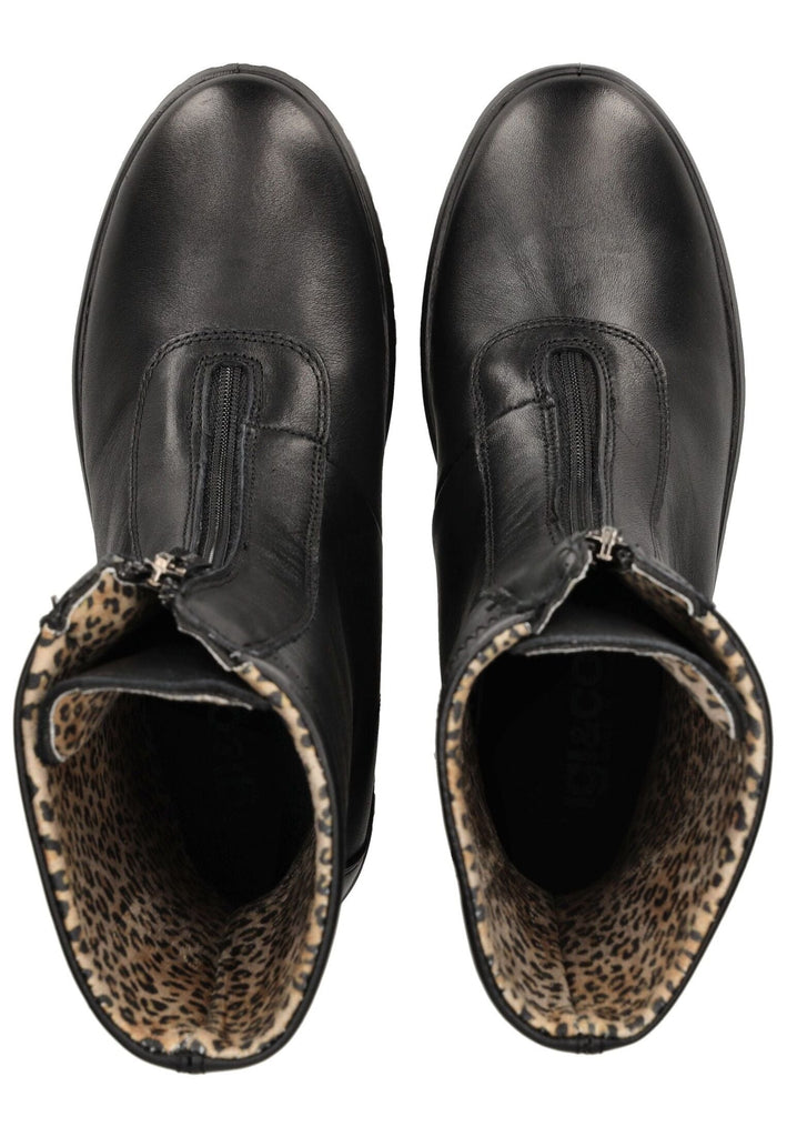 IGI&CO Stiefel Nappaleder Schwarz