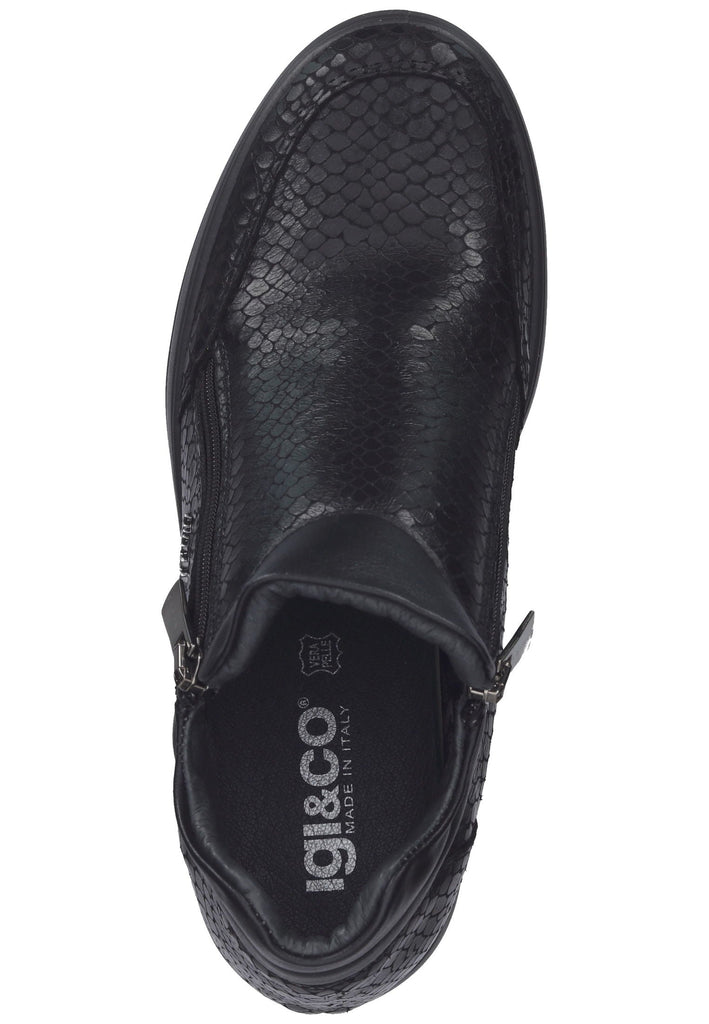 IGI&CO Stiefelette Leder Schwarz
