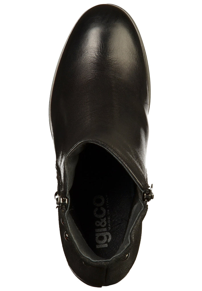 IGI&CO Stiefelette Leder Schwarz