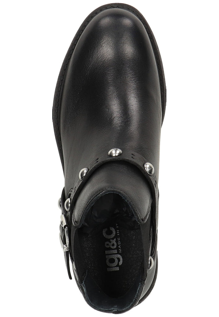 IGI&CO Stiefelette Leder Schwarz