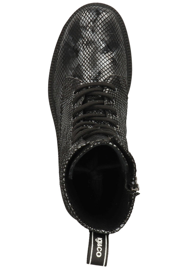 IGI&CO Stiefelette Leder Schwarz/Grau