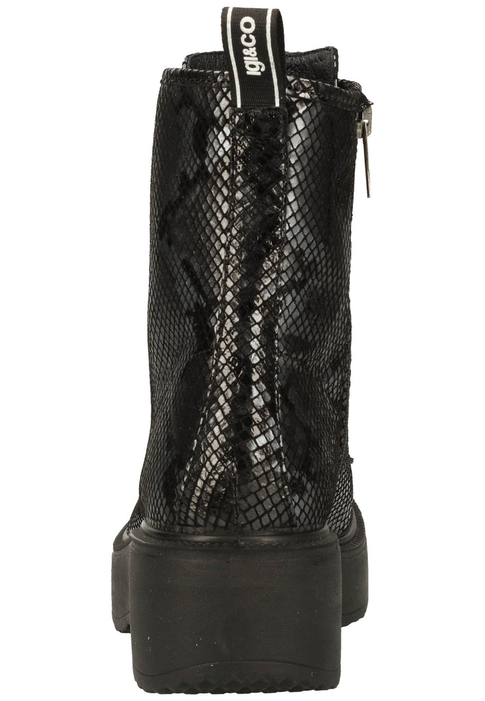 IGI&CO Stiefelette Leder Schwarz/Grau