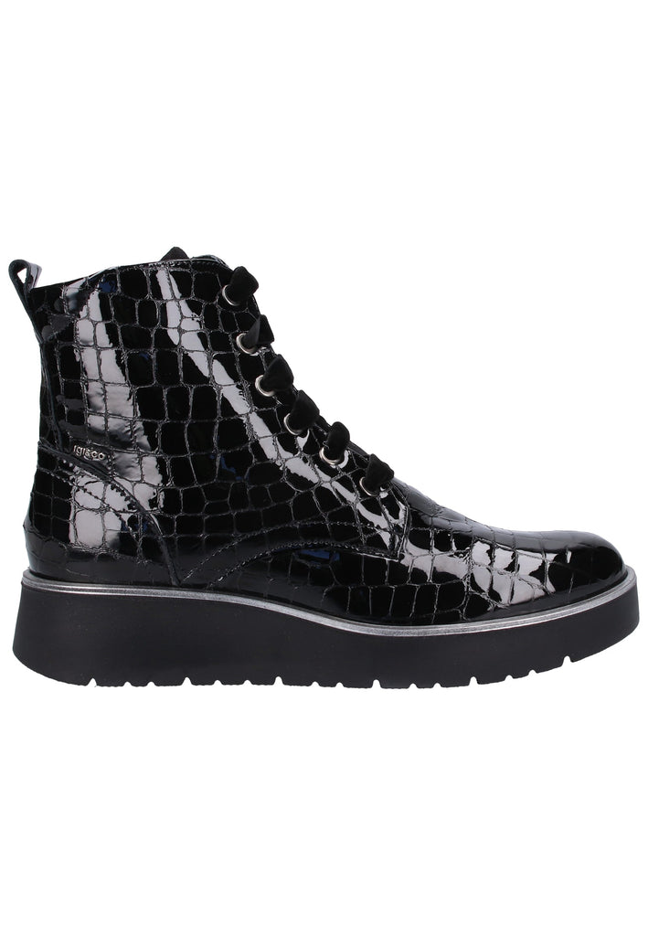 IGI&CO Stiefelette Leder Schwarz Lack