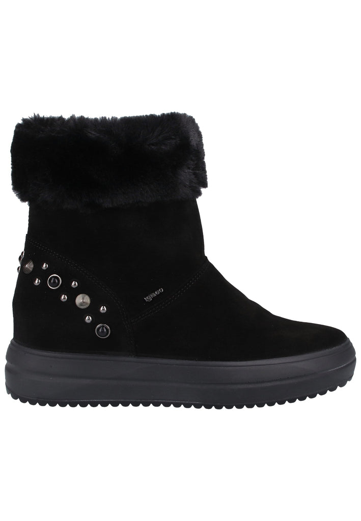 IGI&CO Stiefelette Leder Schwarz Warmfutter