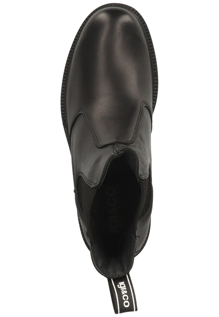 IGI&CO Stiefelette Leder/Synthetik Schwarz