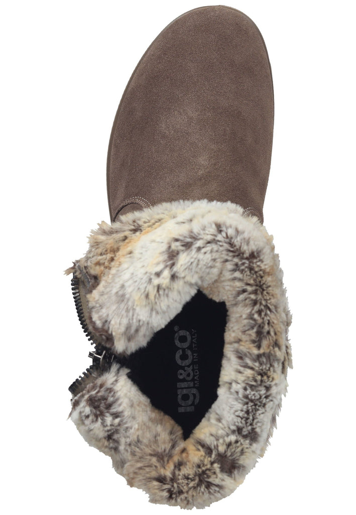 IGI&CO Stiefelette Leder/Textil Braun Warmfutter