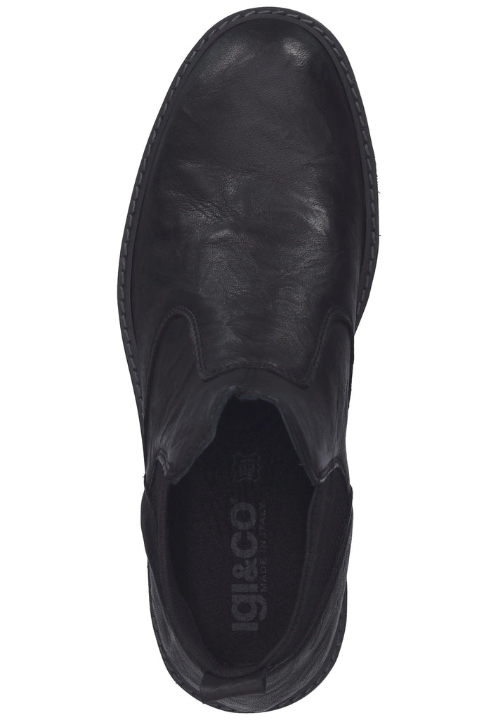 IGI&CO Stiefelette Leder/Textil Schwarz
