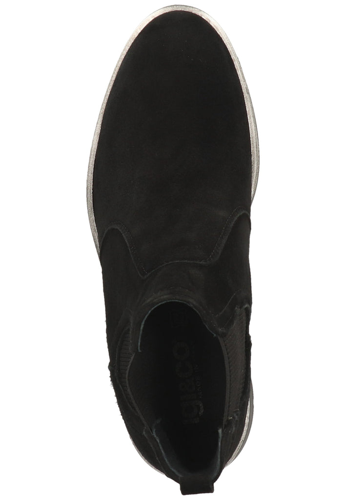 IGI&CO Stiefelette Leder/Textil Schwarz