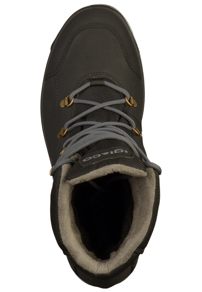 IGI&CO Stiefelette Leder/Textil Schwarz