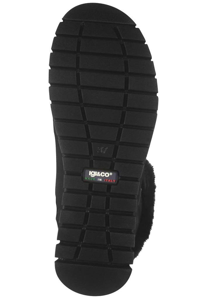 IGI&CO Stiefelette Leder/Textil Schwarz Warmfutter