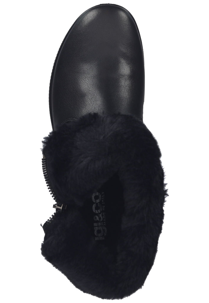 IGI&CO Stiefelette Leder/Textil Schwarz Warmfutter
