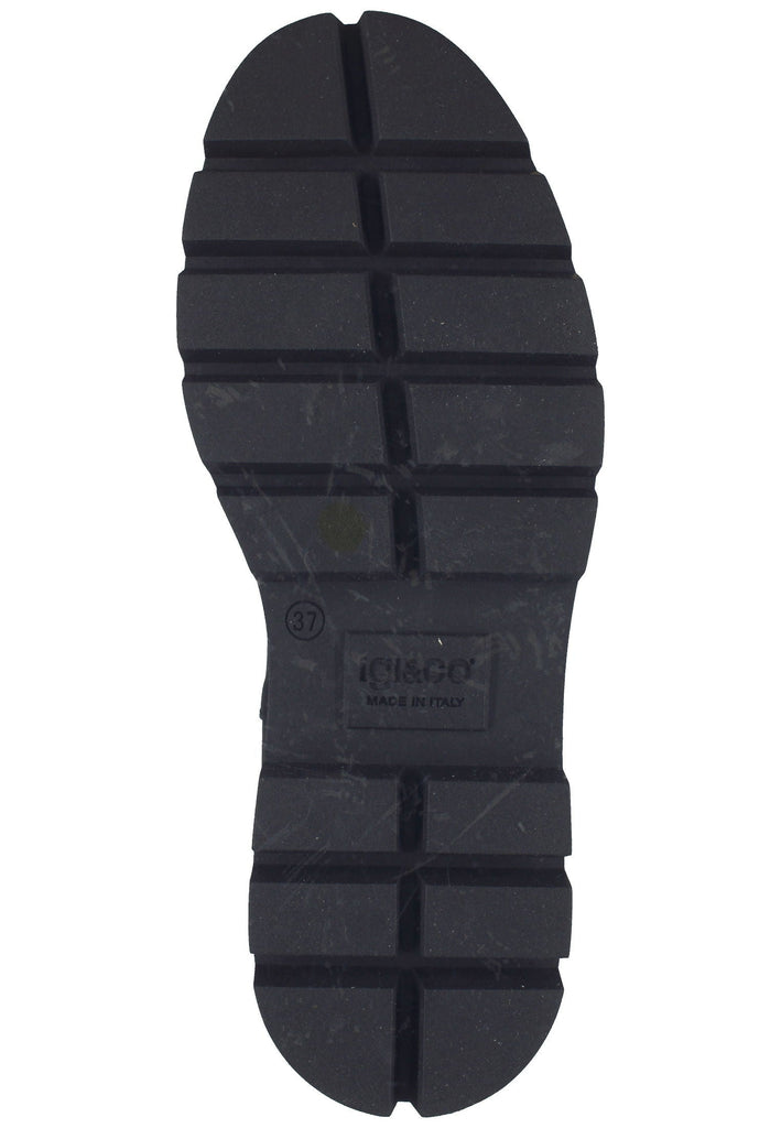 IGI&CO Stiefelette Lederimitat Schwarz