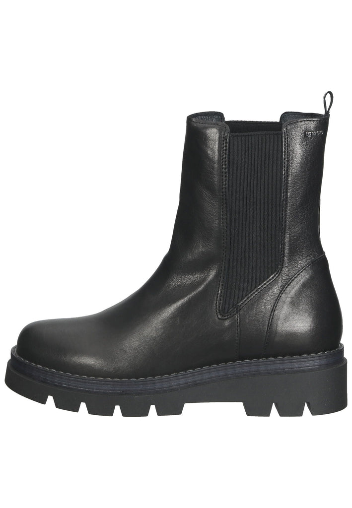 IGI&CO Stiefelette Lederimitat Schwarz