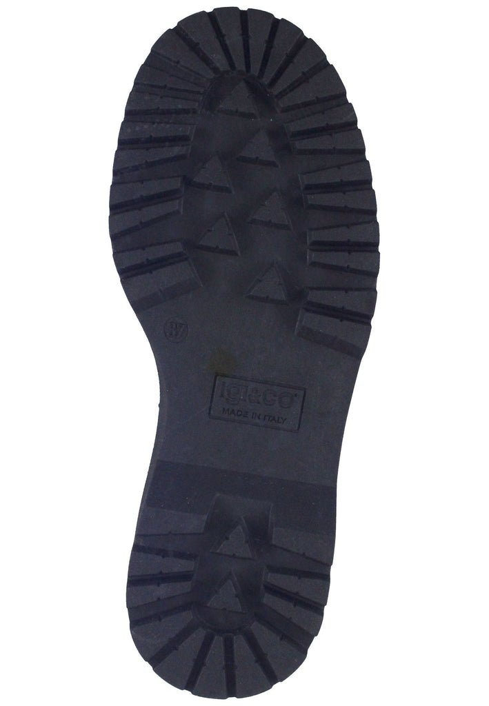 IGI&CO Stiefelette Lederimitat Schwarz Lack