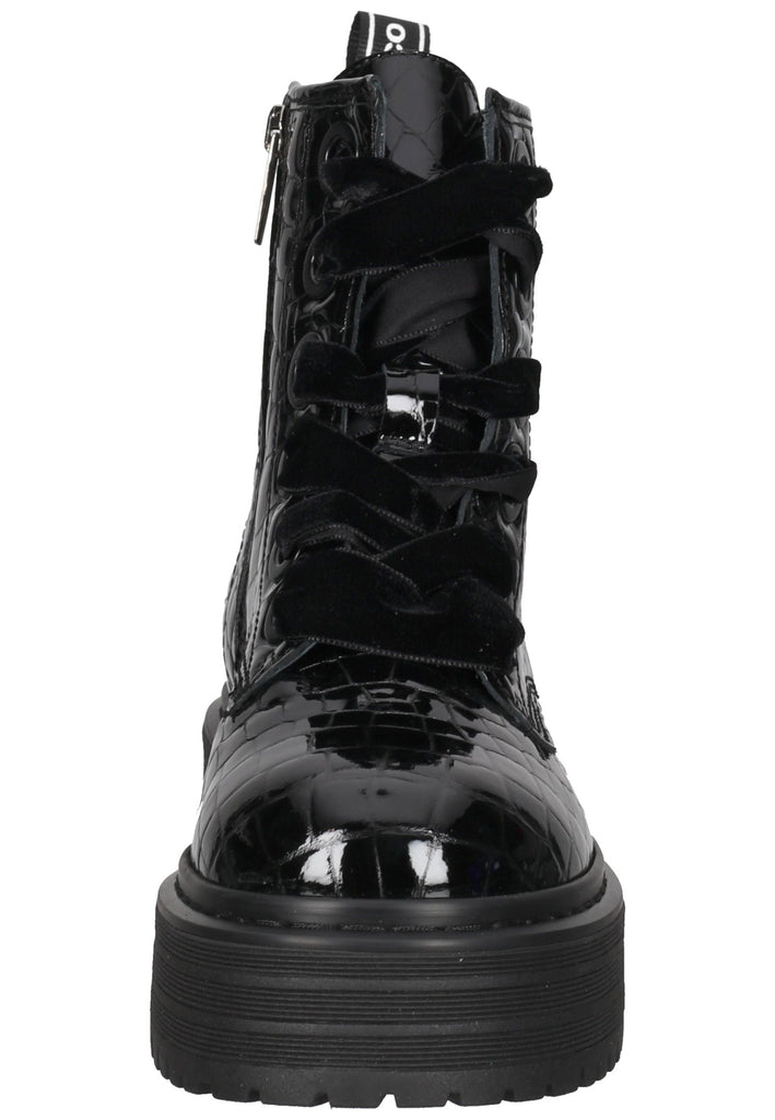 IGI&CO Stiefelette Lederimitat Schwarz Lack