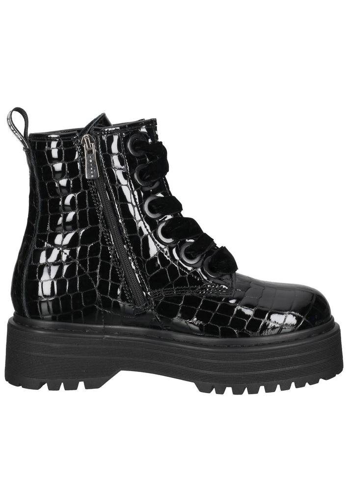 IGI&CO Stiefelette Lederimitat Schwarz Lack