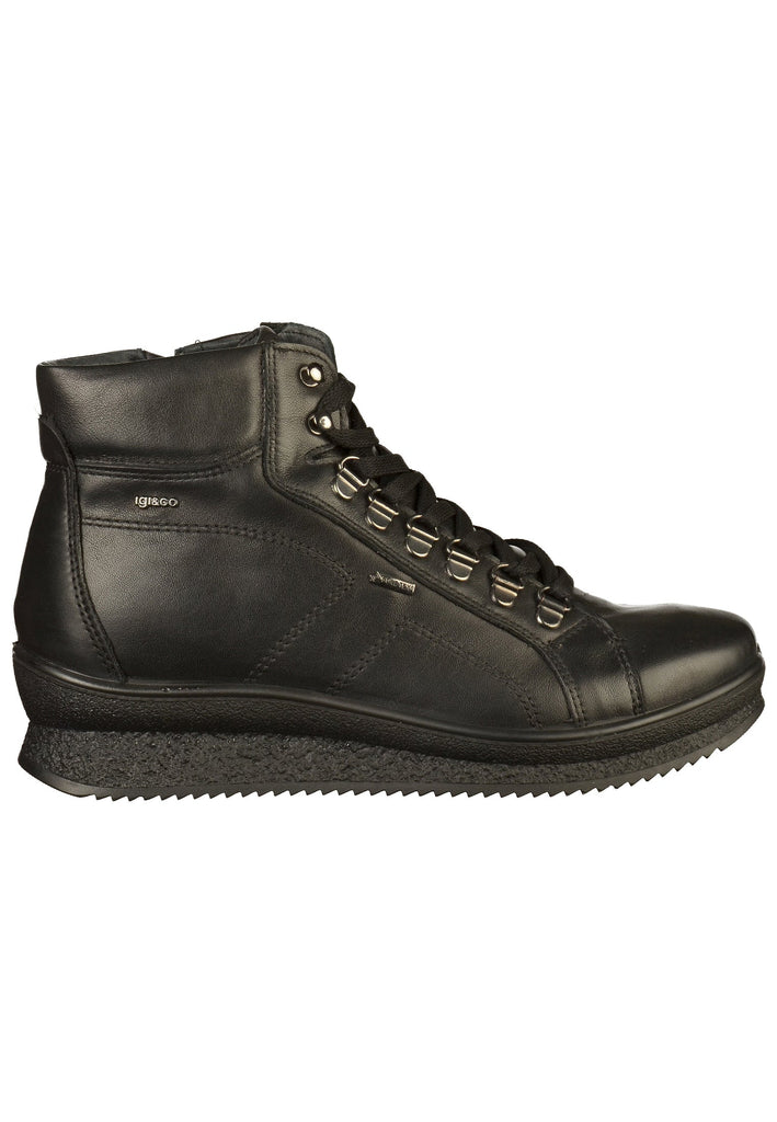 IGI&CO Stiefelette Nappaleder Schwarz