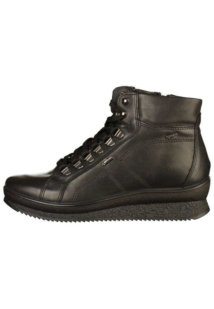 IGI&CO Stiefelette Nappaleder Schwarz