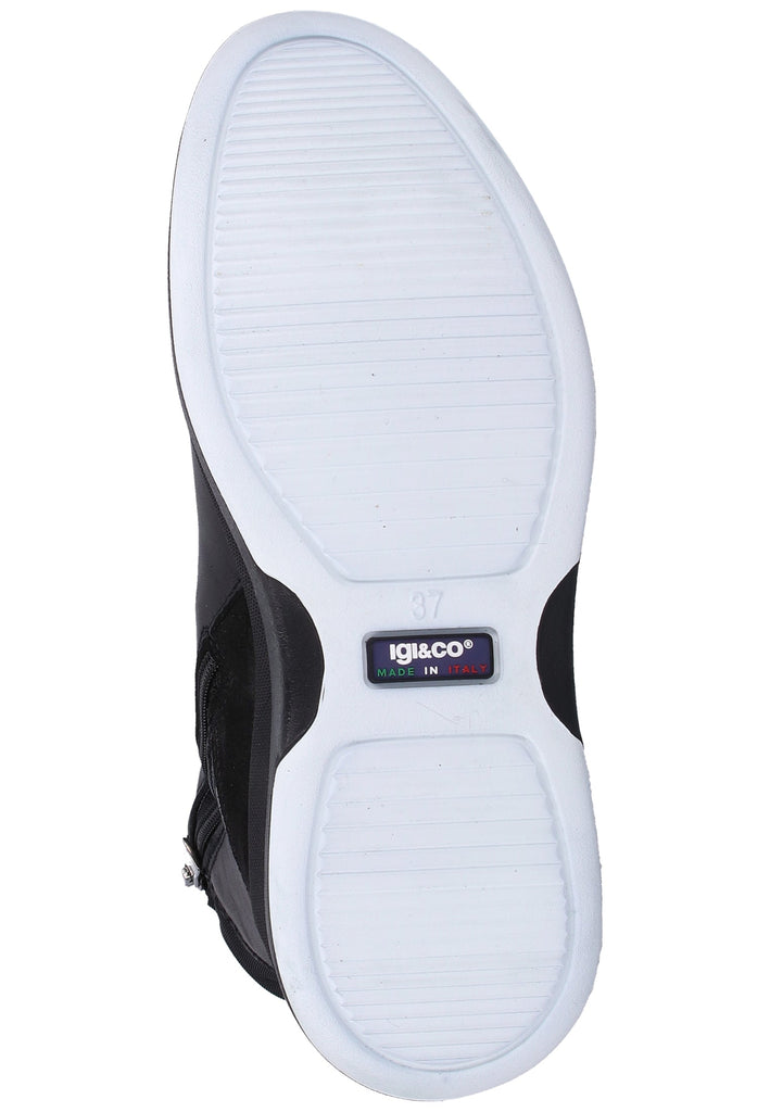 IGI&CO Stiefelette Nappaleder Schwarz