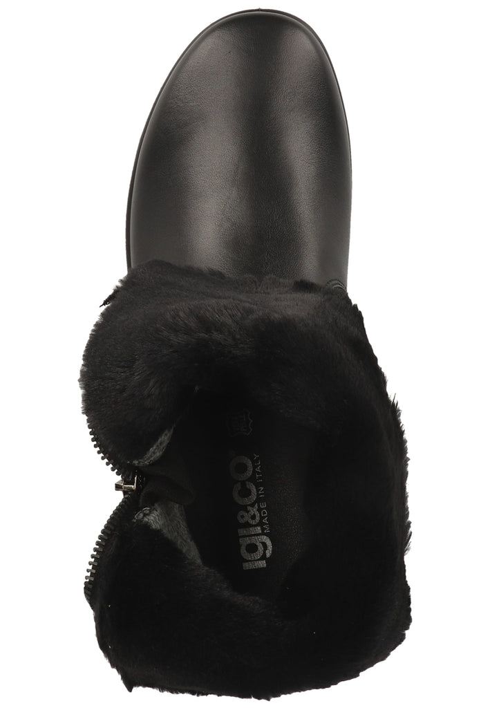 IGI&CO Stiefelette Nappaleder Schwarz