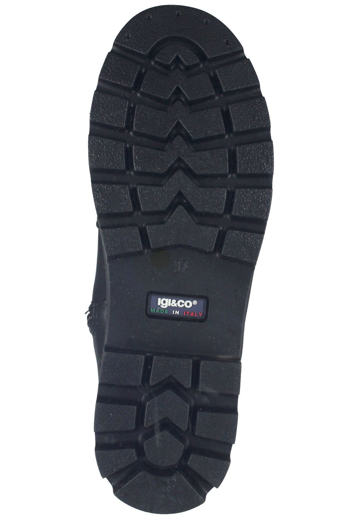 IGI&CO Stiefelette Nappaleder Schwarz