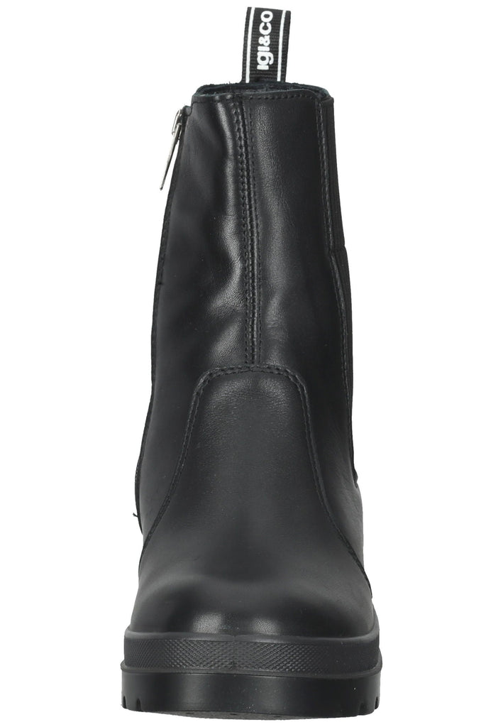 IGI&CO Stiefelette Nappaleder Schwarz
