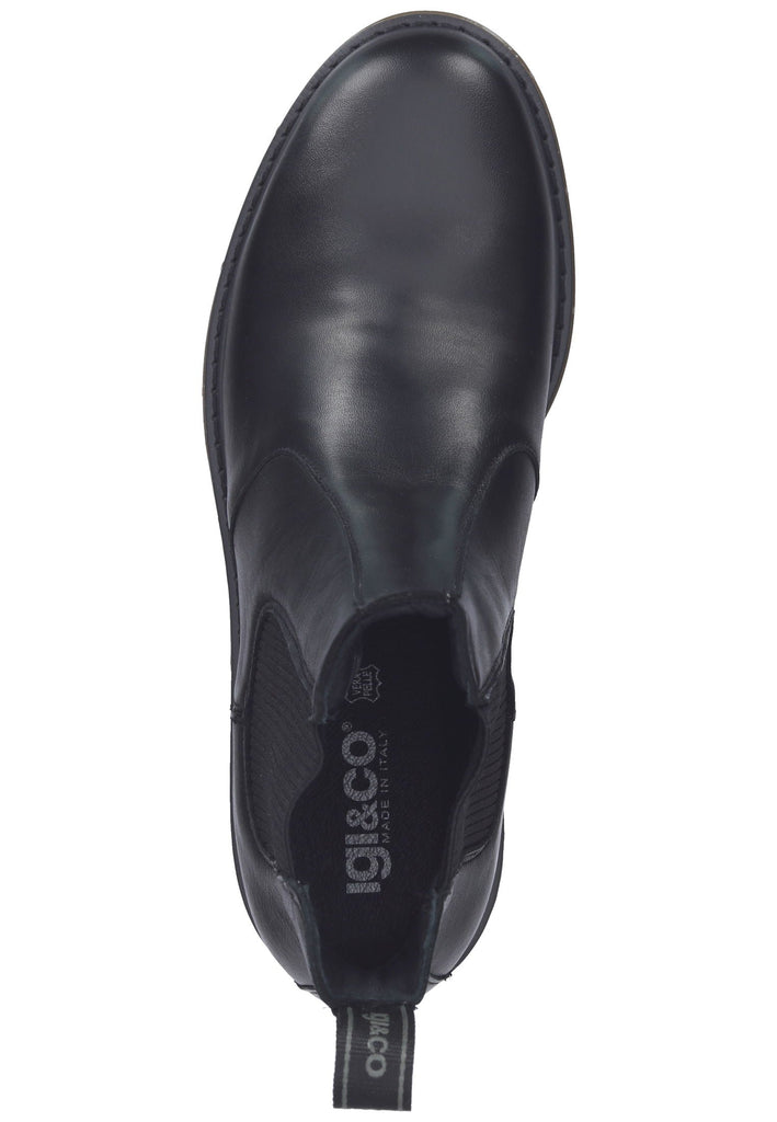 IGI&CO Stiefelette Nappaleder Schwarz