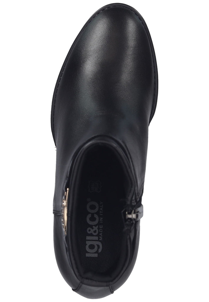 IGI&CO Stiefelette Nappaleder Schwarz