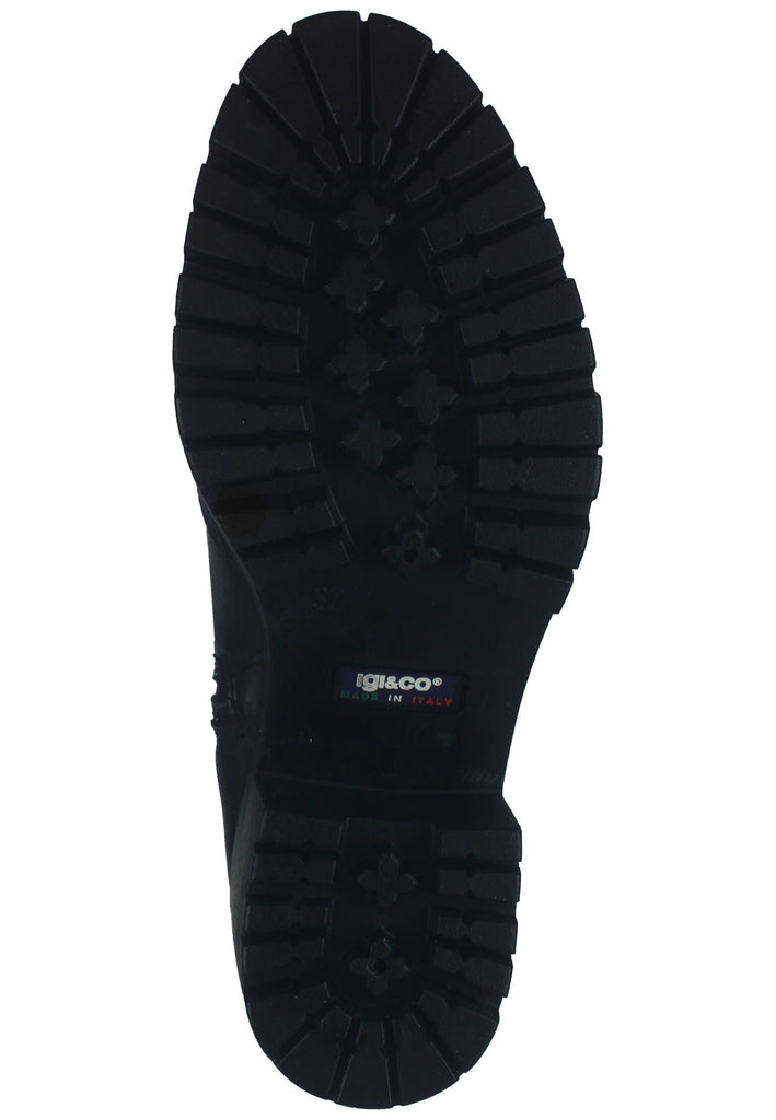 IGI&CO Stiefelette Nappaleder Schwarz